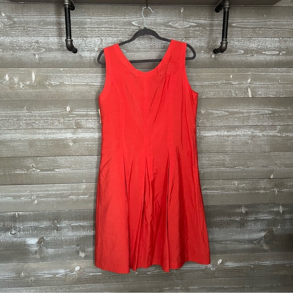 Coldwater Creek | Dark Orange Textured A-Line Dress Size 16 NWT - Picture 2 of 9